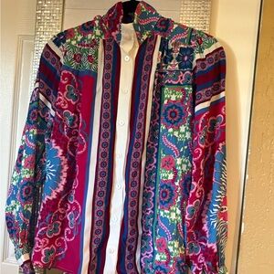 Fifteen Twenty Multicolor Floral Chloe blouse